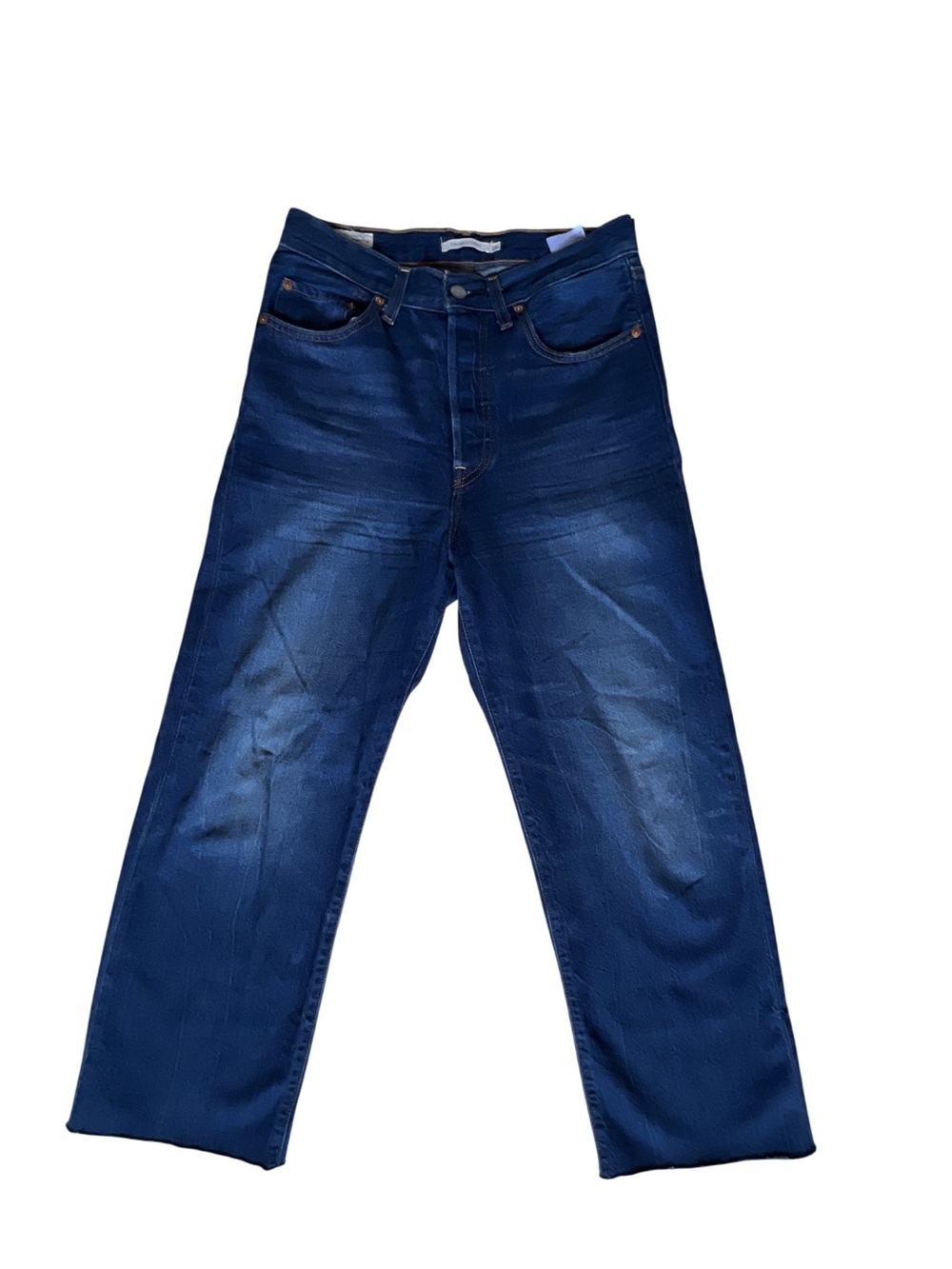 Levi’s Ribcage Straight Dark Wash Jeans Size 27